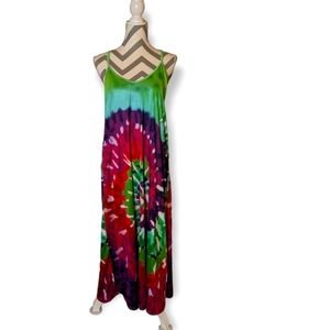 Summer tie-dye dress